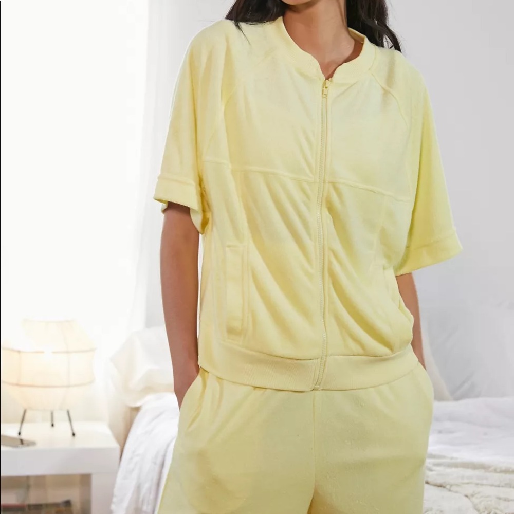 Urban Outfitters Terry Track Sweatshirt- NWT